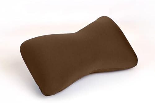 Cushie Pillows 11x8x6 Inches Microbead Comfort Pillow Brown