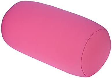 Saluaqui Microbead Roll Pillow - Pink Travel Neck Support Cushion