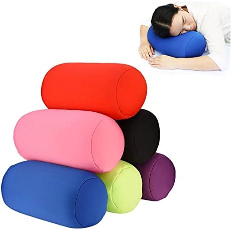 ASkinds 2Pcs Cylindrical Roll Pillow with Microbead Fill