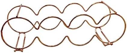 Dependable Industries Rose Gold Wine Rack - 7 Bottle Capacity