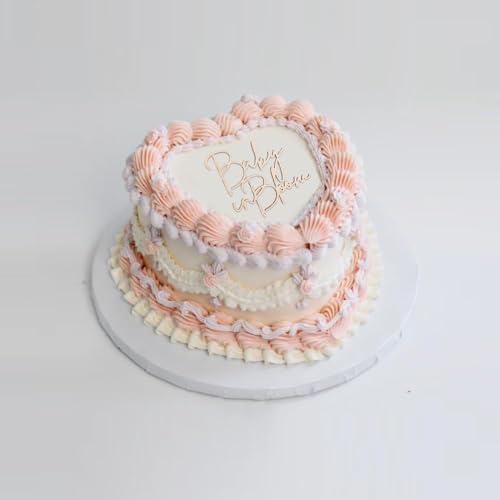 Baby in Bloom Wooden Cake Topper for Baby Showers and Birthdays