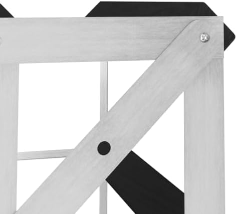 Aisifx 42 Bottle Wine Rack Black Pine Wood