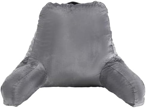 VEVOR Reading Pillow with 3 Pockets and Memory Foam