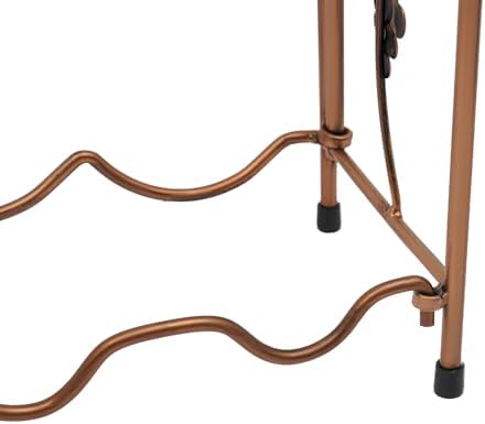 Oiveinya 5-Bottle Freestanding Wine Rack Bronze