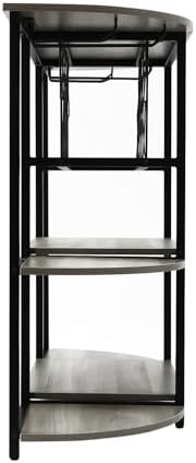 QUSKLISU Wine Rack Table with LED Light