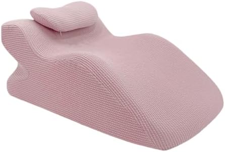 IEUDNS Face Down Pillow with Neck Support Wedge Pillow Washable Cover Pink