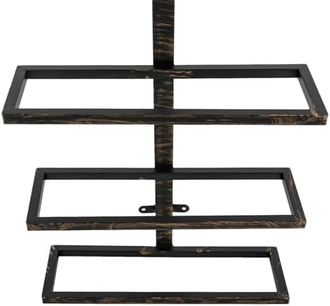 Kangten Vertical Wall Wine Rack 10-Bottle Bronze Holder