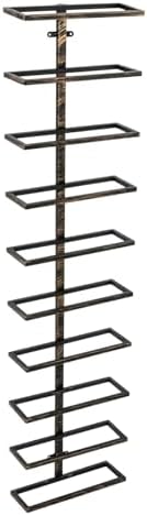 Kangten Vertical Wall Wine Rack 10-Bottle Bronze Holder