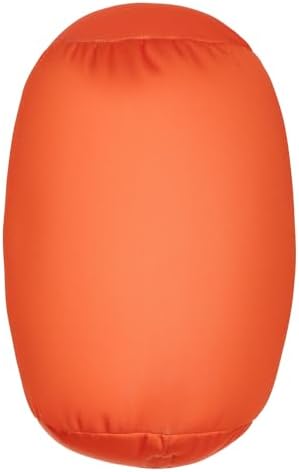 Focustree Microbead Neck Cervical Roll Pillow 7x12 Inch Tangerine