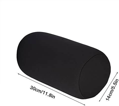 TEUOPIOE Roll Pillow with Microbeads for Neck and Travel Comfort