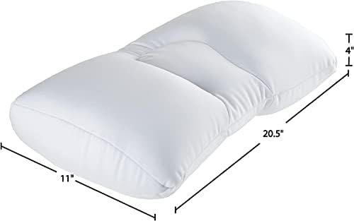 Lavish Home Microbead Pillow - White