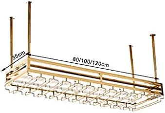 KOHARA Wall-Mounted Wine Rack with Goblet Holder