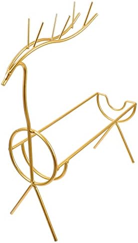 LIOOBO Xmas Wine Holder Wrought Iron Elk Rack
