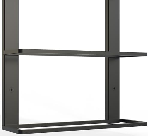 TheRackCo Wall Series - 12 Bottle Wine Rack with Opener