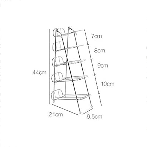 5 Bottle Free Standing Iron Wine Rack