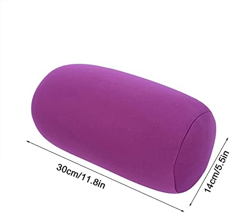 Oceanside Portable Neck Pillow with Microbead Support Purple