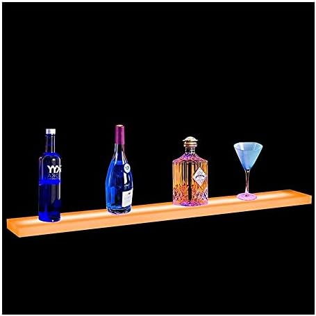 TOYOCC 36 Inch Wall-Mounted Wine Rack with LED Light