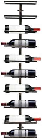 Kangten Vertical Wall Wine Rack 10-Bottle Bronze Holder