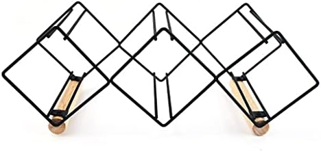 Freestanding Wine Rack for 3 Bottles with Solid Iron Frame