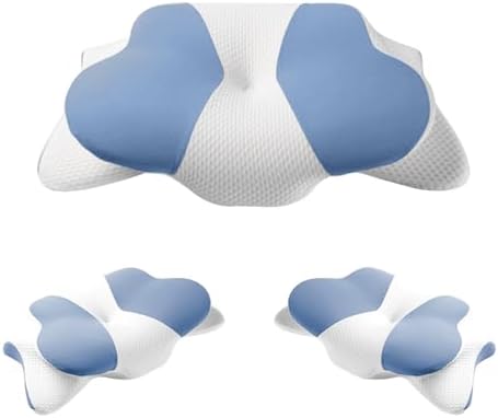 HEYPORK Ergonomic Cervical Neck Pillow with Cooling Memory Foam