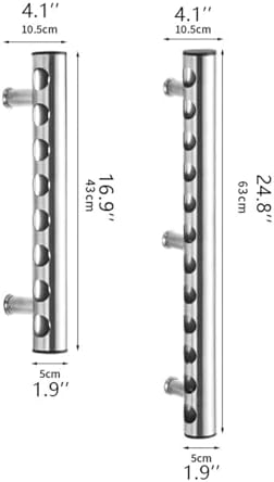 OXOAMP Wall-Mounted Wine Rack 304 Stainless Steel 12 Holes 1