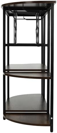 Freestanding Wine Rack with 3-Tier Design Brown