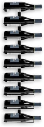 Wine Stack 9-Bottle Wall Mounted Wine Rack