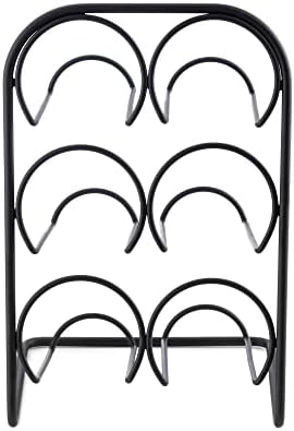 Compactor 6 Bottle Wine Rack Black 20x215x335 cm