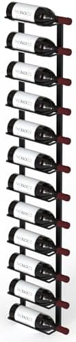 TheRackCo Wall Series - 12 Bottle Wine Rack with Opener