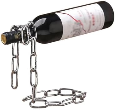 GTEFSWS Silver Freestanding Wine Rack with Suspension