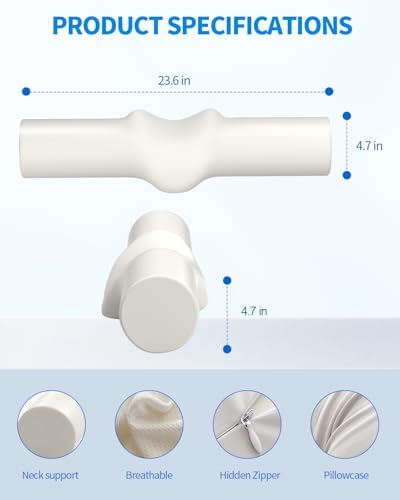 Adjustable Cervical Support Pillow for Neck and Shoulder Relief
