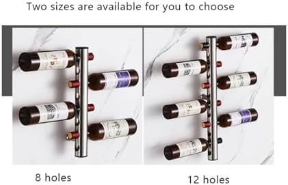 OXOAMP Wall-Mounted Wine Rack 304 Stainless Steel 12 Holes 1