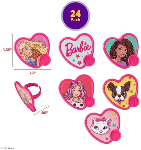DecoPac Barbie Be The Future Cupcake Toppers - 24 Pack
