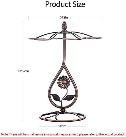 European-Style Retro Sunflower Wine Rack 6 Glass Holder