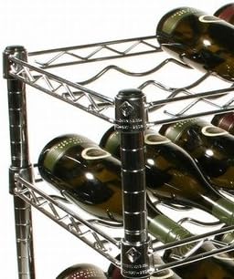 SI Shelving Inc 14d x 24w x 34h Wine Rack with 5 Shelves
