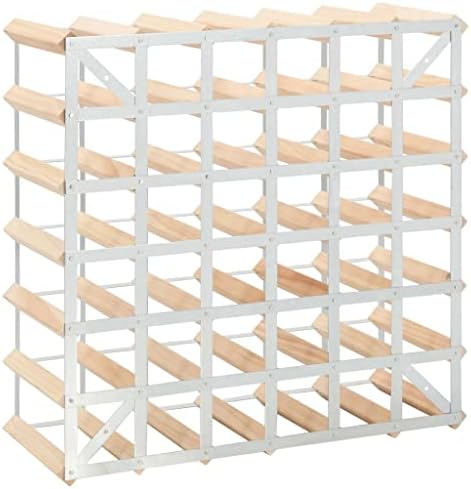 Aisifx Wine Rack for 42 Bottles Solid Pinewood