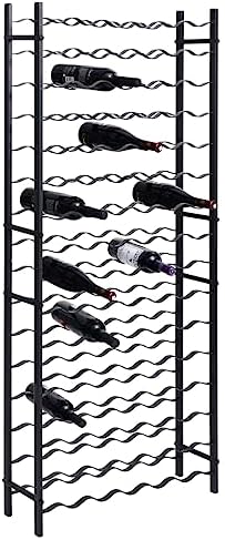 vidaXL Iron Wine Rack 96 Bottle Capacity