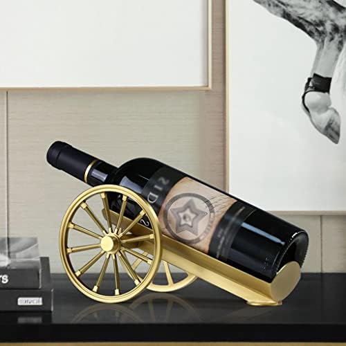 OXOAMP Freestanding Brass Wine Rack