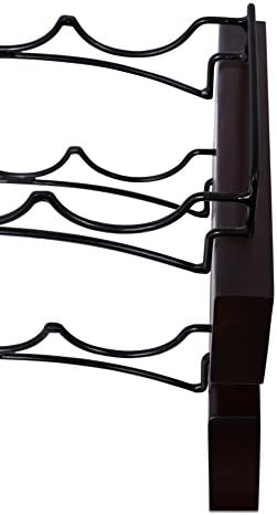 BIRDROCK HOME Stackable Wine Rack Set of 2 Espresso