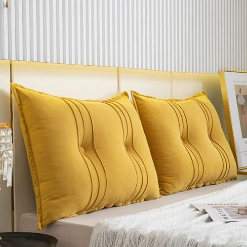 2PCS Sofa Back Cushions with Zipper Closure