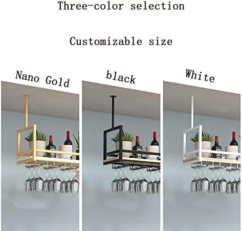 KOHARA Wall-Mounted Wine Rack with Two Cup Holders