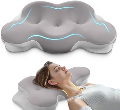 KKN Ergonomic Memory Foam Neck Pillow for Pain Relief