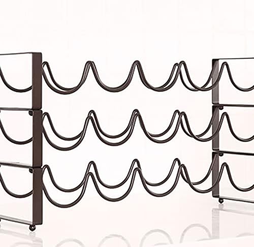 GANYKQ Freestanding Stackable Wine Rack