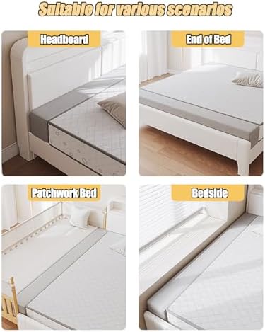 NEVKA Coconut Fiber Bed Gap Filler with Velvet Cover