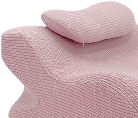 IEUDNS Face Down Pillow with Neck Support Wedge Pillow Washable Cover Pink
