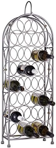 Bordeaux Chateau Freestanding Wine Rack 23 Bottle Storage