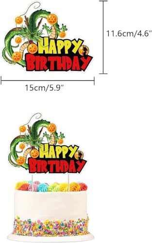 25PC Cartoon Party Cake Topper for Kids Birthday Decorations