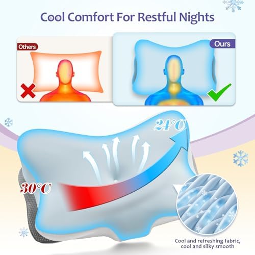 SUBCULTUREPICK Cervical Pillow for Neck and Shoulder Support