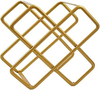 QHCS Modern Aluminum Wine Rack 5 Bottles