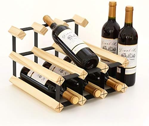 16 Bottle Wood Wine Rack Free Standing